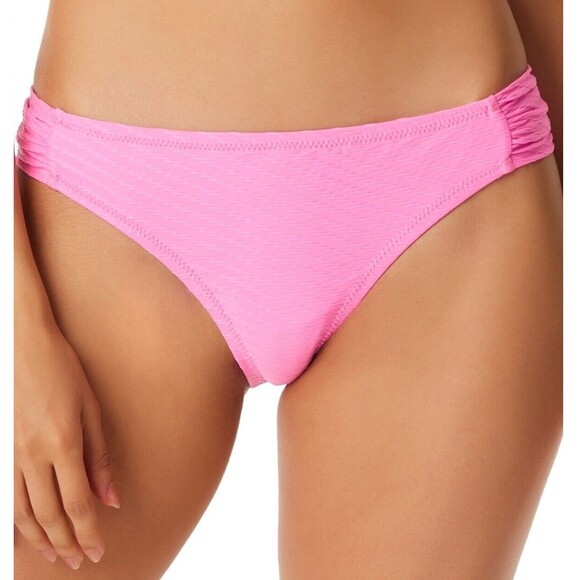 JESSICA SIMPSON 2 piece Bikini Tankini Swim Top & Bottoms Barbie Pink Size L - Picture 3 of 8